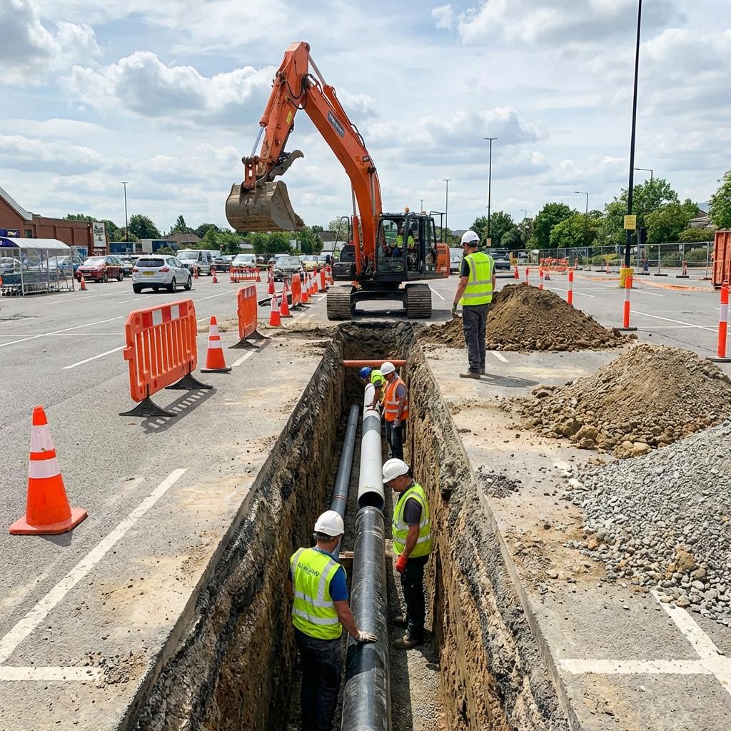 Commercial Utility Trenching